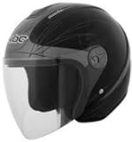 KBC OFS ENVY BLACK MOTORCYCLE Open-Face-Helmet
