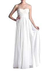 Strapless Chiffon Bridesmaid Dress 