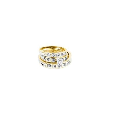Cheap Girls Jewelry 0.25CT ROUND DIAMOND TRIO SET For Sale