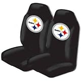 Set of 2 NFL Licensed Universal-fit Front Bucket Seat Cover - Pittsburgh Steelers
