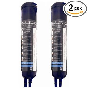 Refrigerator Water Filter 2-Pack Whirlpool 4396710P KitchenAid PUR Push Button Cyst-Reducing Side-by-Side with FREE MINI TOOL BOX