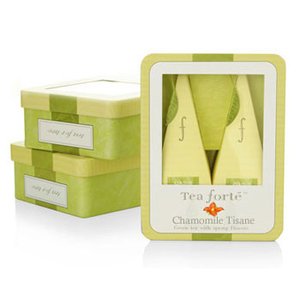Tea Forte Chamomile Herbal Tea - 2 pieces in Small Tin by JustCaviar