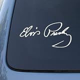 ELVIS PRESLEY SIGNATURE - Vinyl Car Decal Sticker A1597 | Vinyl Color: White