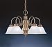 The Bistro Antique Brass Chandelier