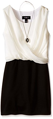 Amy Byer Big Girls' Twist Front Blouson Dress