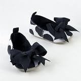 Mud Pie Baby Eieio Spotted Ballet Flats, Cow, 0 - 6 Months