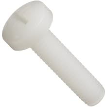 Nylon 6/6 Machine Screw, Fillister Head, Phillips Drive (Metric)