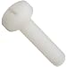 Nylon Machine Screw, Fillister Head, Phillips Drive, M3.5-0.6, 10mm Length (Pack of 25)