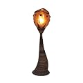 UMA 58814 Brown Metal Abaca Lamp
