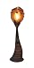 UMA 58814 Brown Metal Abaca Lamp