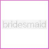 Bridesmaid Sparkle Iron On Decal