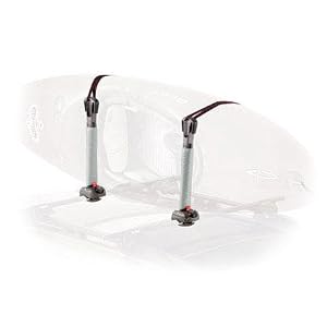 Yakima BigStack Rooftop Canoe, Kayak, or Surfboard Rack with Tie Down