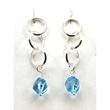 925 Sterling Silber verschlungene Ohrh�nger "mit Crystallized Swarowski Elementen &qu Preisvergleich