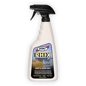 PPC Phix Corrosion Treatment, Rust Remover, Pre-paint Primer, and Zinc Phosphate Metal Etch Conditioner 20 Oz