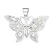 Pendant - Sterling Silver Mother of Pearl Fancy Butterfly Pendant
