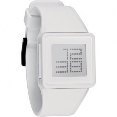 Nixon Newton Digital Watch - Men's White, One Size