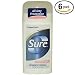 Sure Original Solid Anti Perspirant and Deodorant, Powder Scent, 2.7-Ounces (Pack of 6)