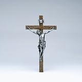 20 Antiqued Silver Crucifix