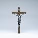 20" Antiqued Silver Crucifix