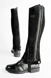 Tuffa Adults Suede Half Chaps-Black / Regular / L