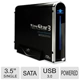 Vantec NexStar3 SuperSpeed 3.5 SATA to USB 3.0 & eSATA External Hard Drive Enclosure (NST-380SU3-BK)