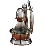 Brass 4 Piece Shave Set