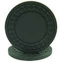 50 Black Super Diamond 8.5 Gram Clay Composite Poker Chips