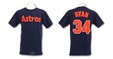Houston Astros Nolan Ryan Cooperstown Player Name & Number T-Shirt (Navy)