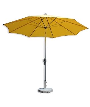 Glatz UV Alu Twist Parasol UPF50+ 300cm - Yellow