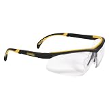 Dewalt DPG55-11C Clear Anti-Fog Protective Safety Glasses with Dual-Injected Rubber Frame and Temples