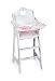 Badger Basket Doll High Chair With Plate Bib And Spoon - Pink/White