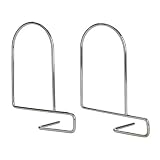 Produkt-Bild: IKEA 2-er Set Buchst&uuml;tzen "Flit" Buchst&uuml;tze aus Stahl - 13x18cm (BxH)