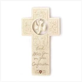 CONFIRMATION WALL CROSS CATHOLIC RELIGIOUS THEME GIFT