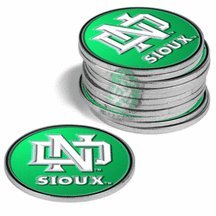 North Dakota Fighting Sioux Golf Ball Marker Pack)