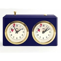 Wood Expressions Blue BHB Chess Clock
