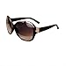 WXBUY Women's Oversized Metal Rivet Eyeglasses Round Sunglasses Black