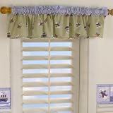 Bedtime Originals Travel Time Window Valance - Blue
