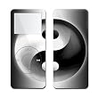 Balance (Yin Yang) - Apple iPod nano 1G (1st Generation) 1GB/ 2GB/ 4GB Protector Skin Decals - Faceplates