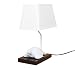 15" White Ceramic SEA TURTLE Table Lamp