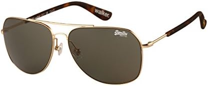Superdry Gold Walker Aviator Sunglasses