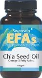 Chia Seed Oil 1,000 mg 30 Sgels by Swanson EFAs