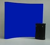 Pop-up exhibition system with fabric panels and case