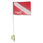 Aqua Small Dive Flag Attaches to Snorkel