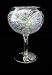 Mardi Gras Fireworks Design - Hand Painted - Goblet - 12.5 oz. Image