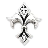 Sterling Silver Antiqued Gothic Pendant