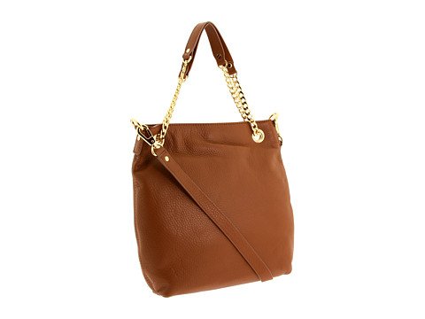 MICHAEL Michael Kors Jet Set Medium Chain Shoulder Tote Handbags - Brown