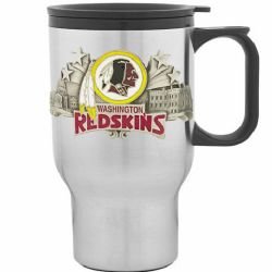 Siskiyou Sports Washington Redskins 18 oz  NFL Stainless Steel Travel Mug