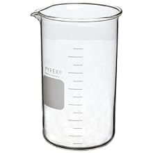 Corning Pyrex Borosilicate Glass Berzelius Tall-Form Graduated Beaker with Spout