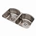 Tools & Hardware : American Standard 7502.000.075 Culinaire 33-Inch Undercounter Mount Double Bowl Kitchen Sink, Stainless Steel