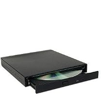 24x USB External Slim CD-ROM Drive (Black)